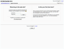 Tablet Screenshot of daom2012.ocom.edu