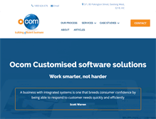Tablet Screenshot of ocom.com.au